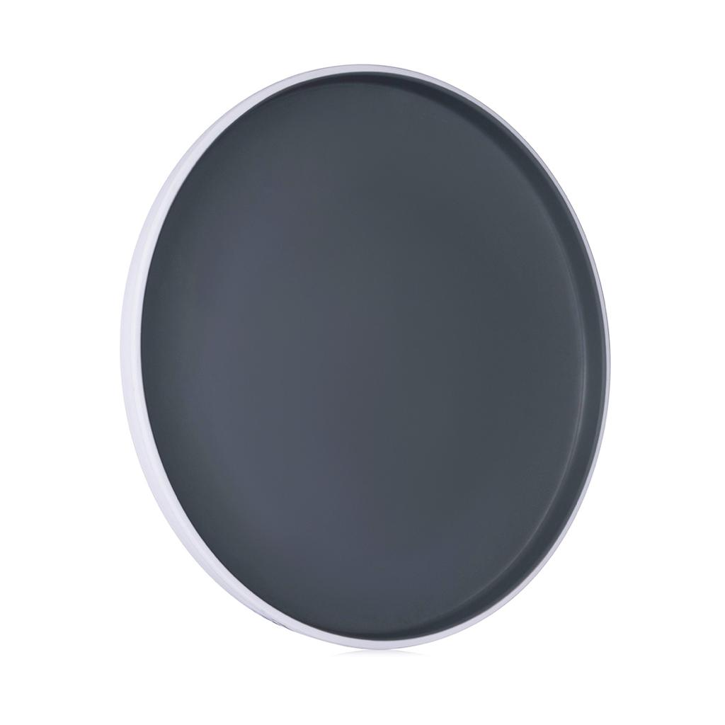 Gray Ledge Plate 12"