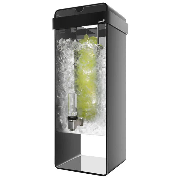 Black Acrylic Beverage Dispenser 3-Gal.