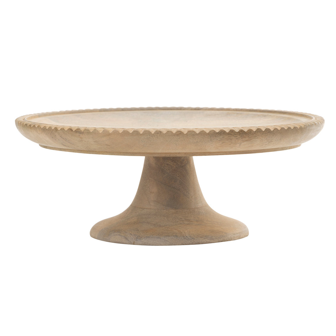 (Dairy) Mango Wood Cake Plate