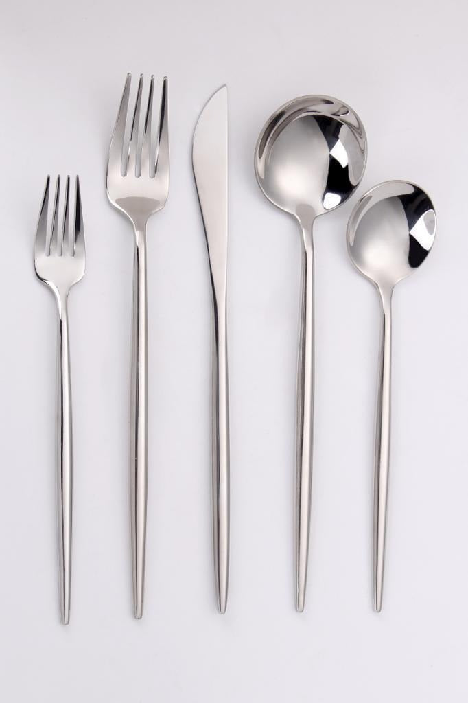 (Dairy) Silver Vera Full Brushed Flatware