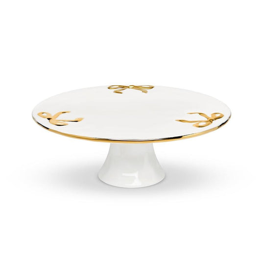 Golden Ribbon Cake Stand