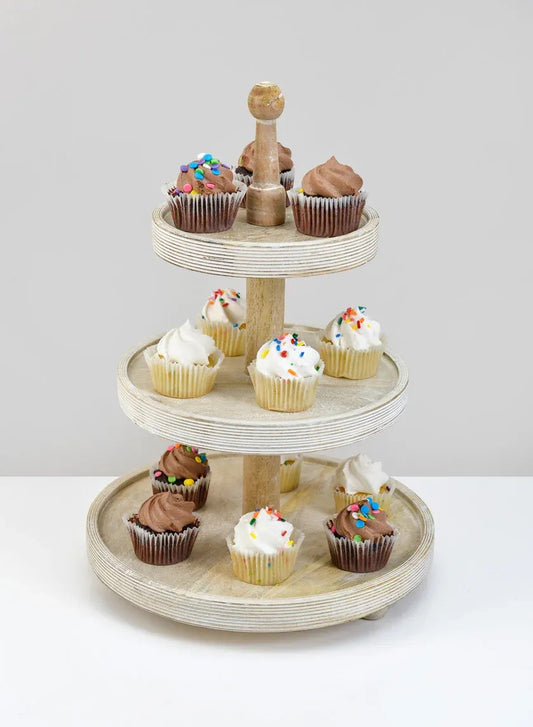 3-Tier Mini Cupcake Stand 13.5″