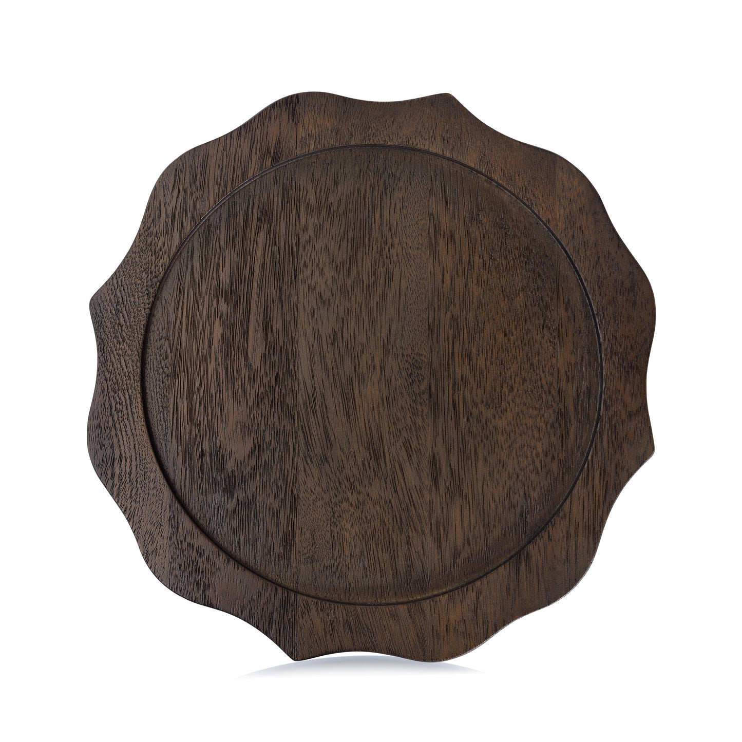 Driftwood Dark Charger Plate