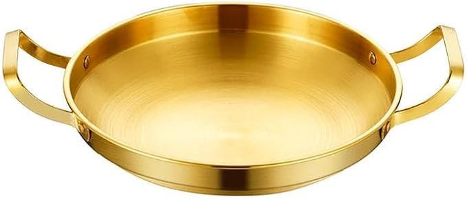 Round Gold Presentation Pot
