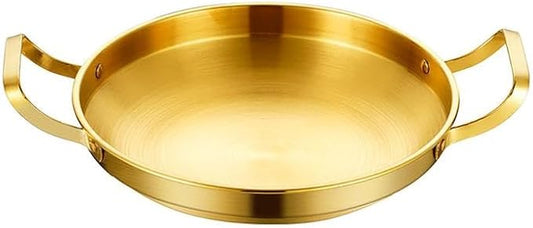 Round Gold Presentation Pot