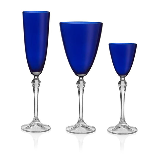 Lux Blue Glassware