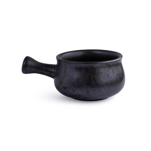 Black Rustic Soup Crock