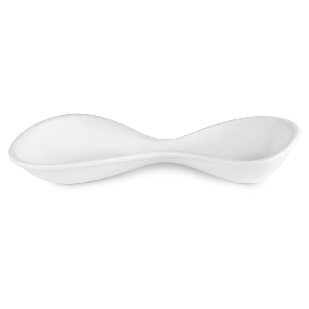 Bowtie 2 Sectional Plate – Silver Spoon Party Rental