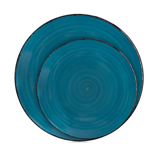 Aqua Round Buffet Plate