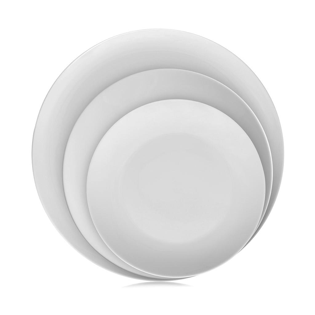 White Floridian Coupe Plate