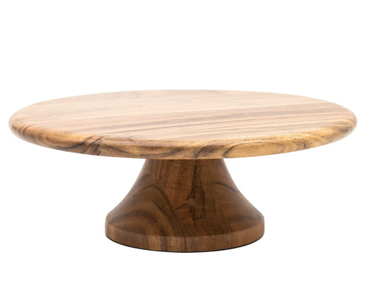 wooden maple Cake Stand