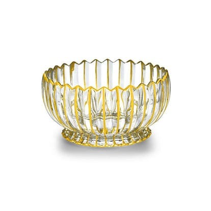 Aura Gold Lined Glass - Salad Bowl
