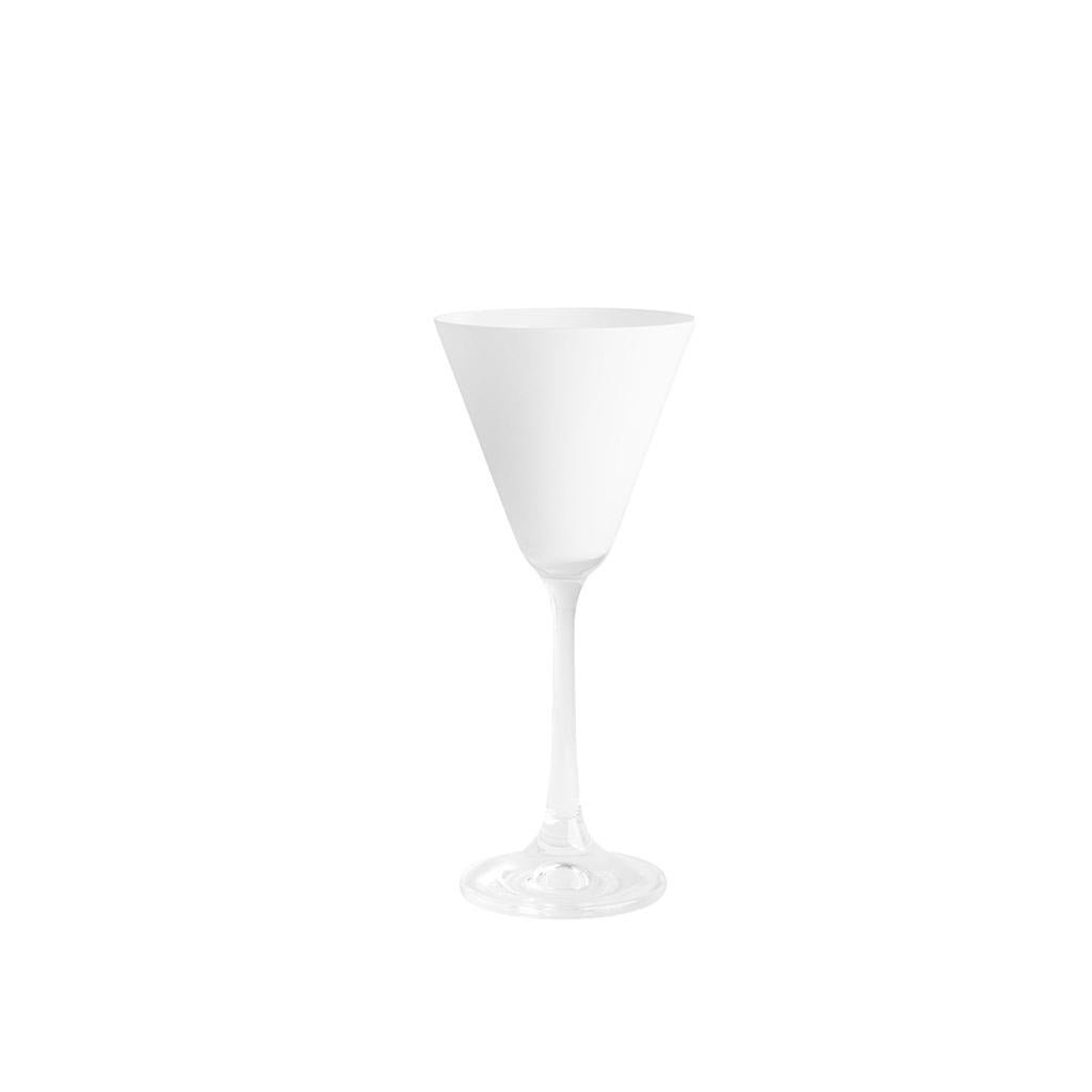 Elegant Martini Glass White