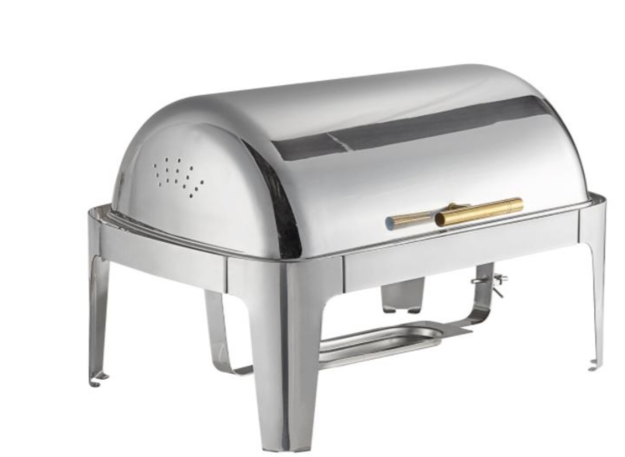 (Dairy) Roll-Top Rectangular Chafing Dish 8-Qt.