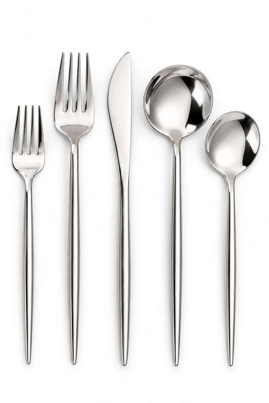 (Dairy) Silver Vera Full Brushed Flatware