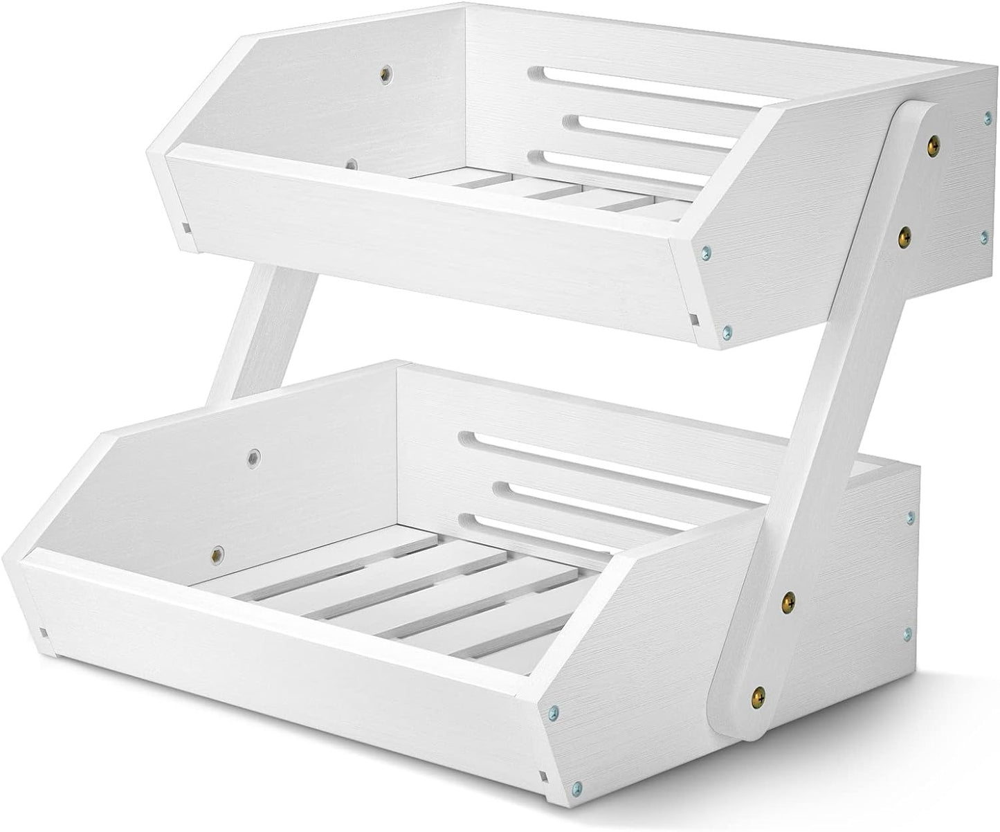 Double White Bread Basket