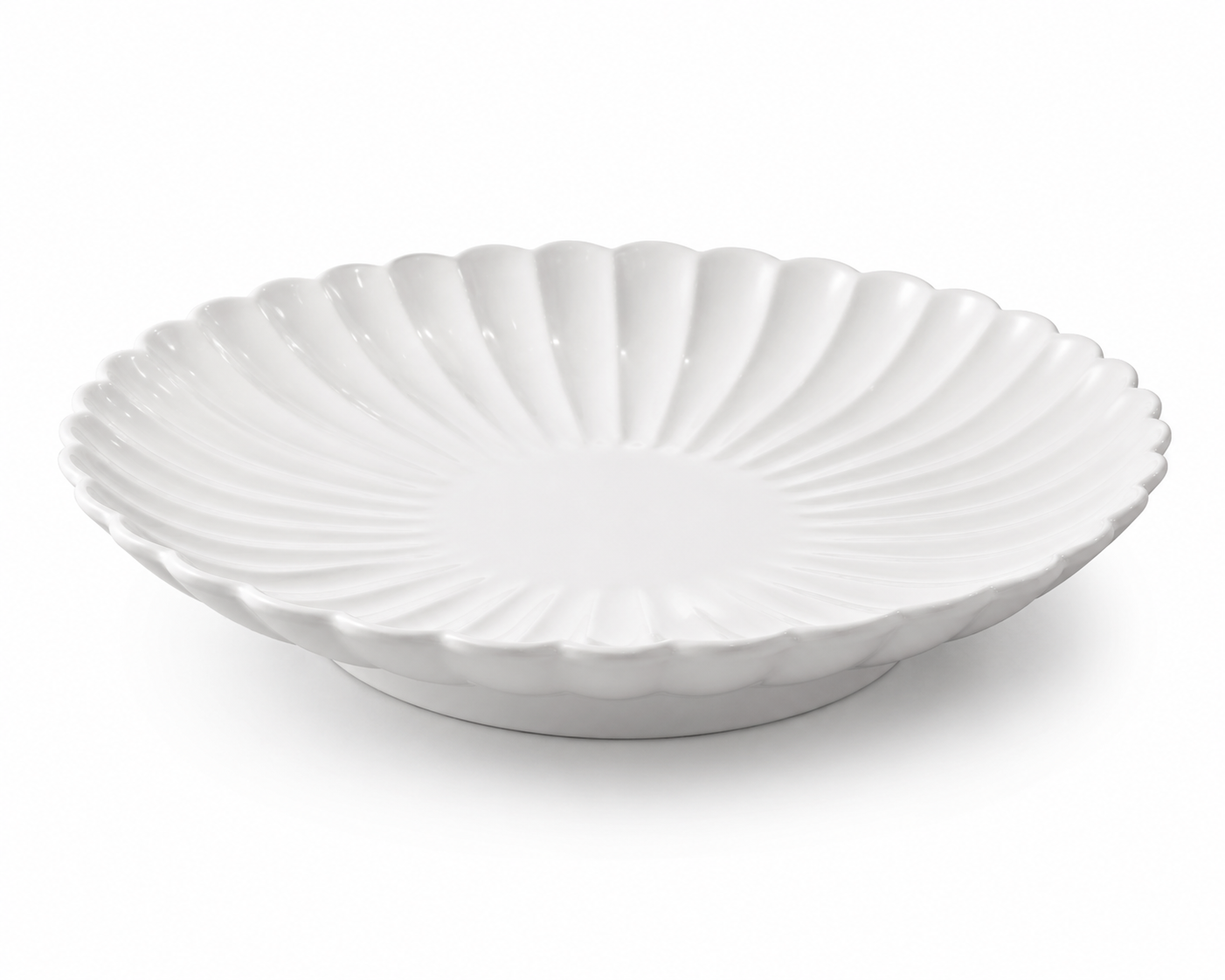 Fluted Bloom Platter