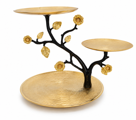 Gold & Black Branch Riser