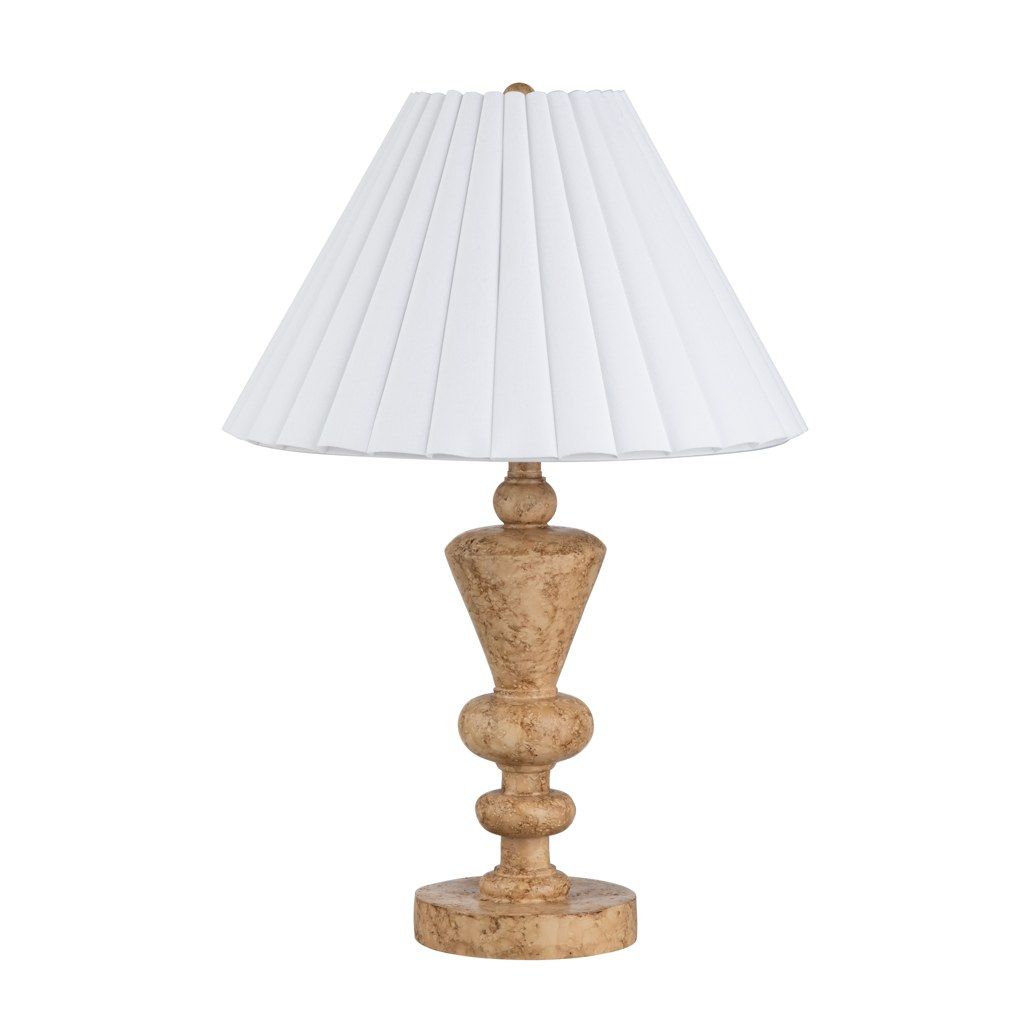 Heritage Stonewashed Wood Table Lamp