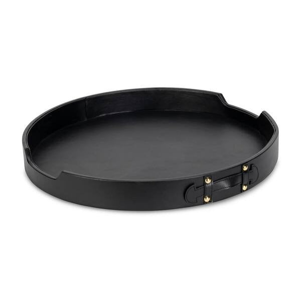 Leather 18" Display tray Black