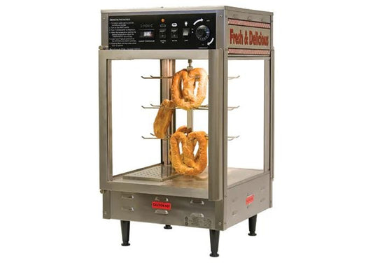 pretzel warmer display