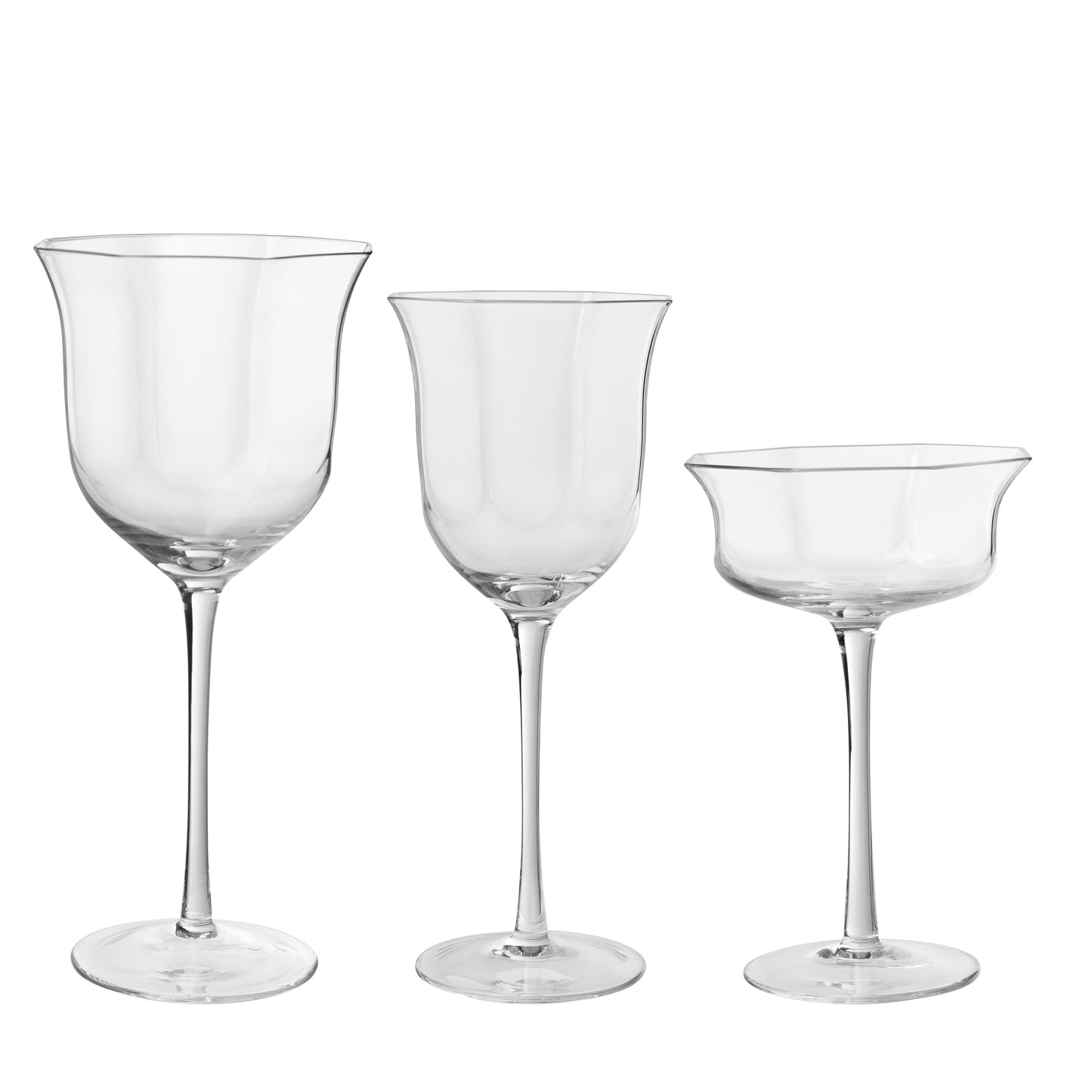 Lumiere Clear Glassware