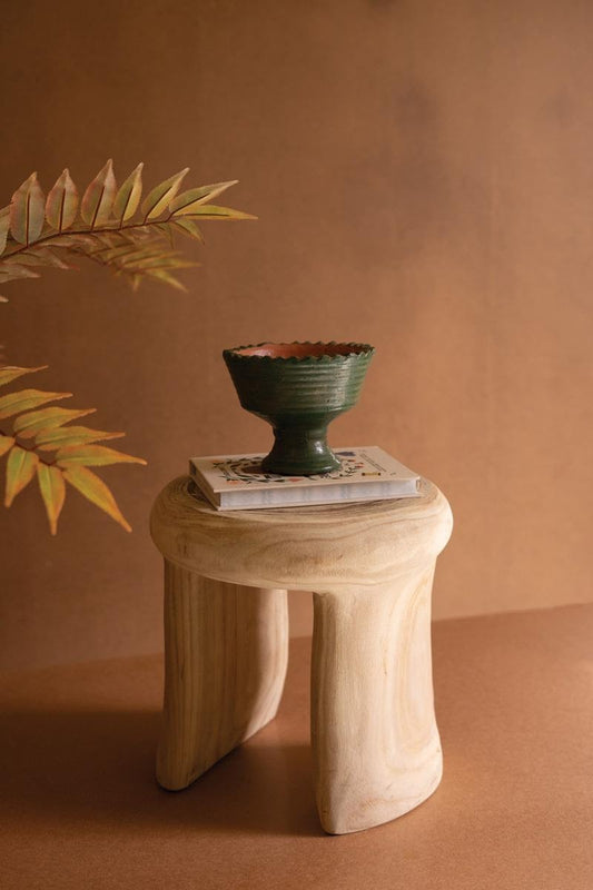 Carved Wooden Stool