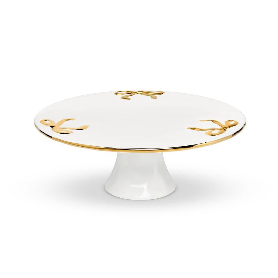 Golden Ribbon Cake Stand