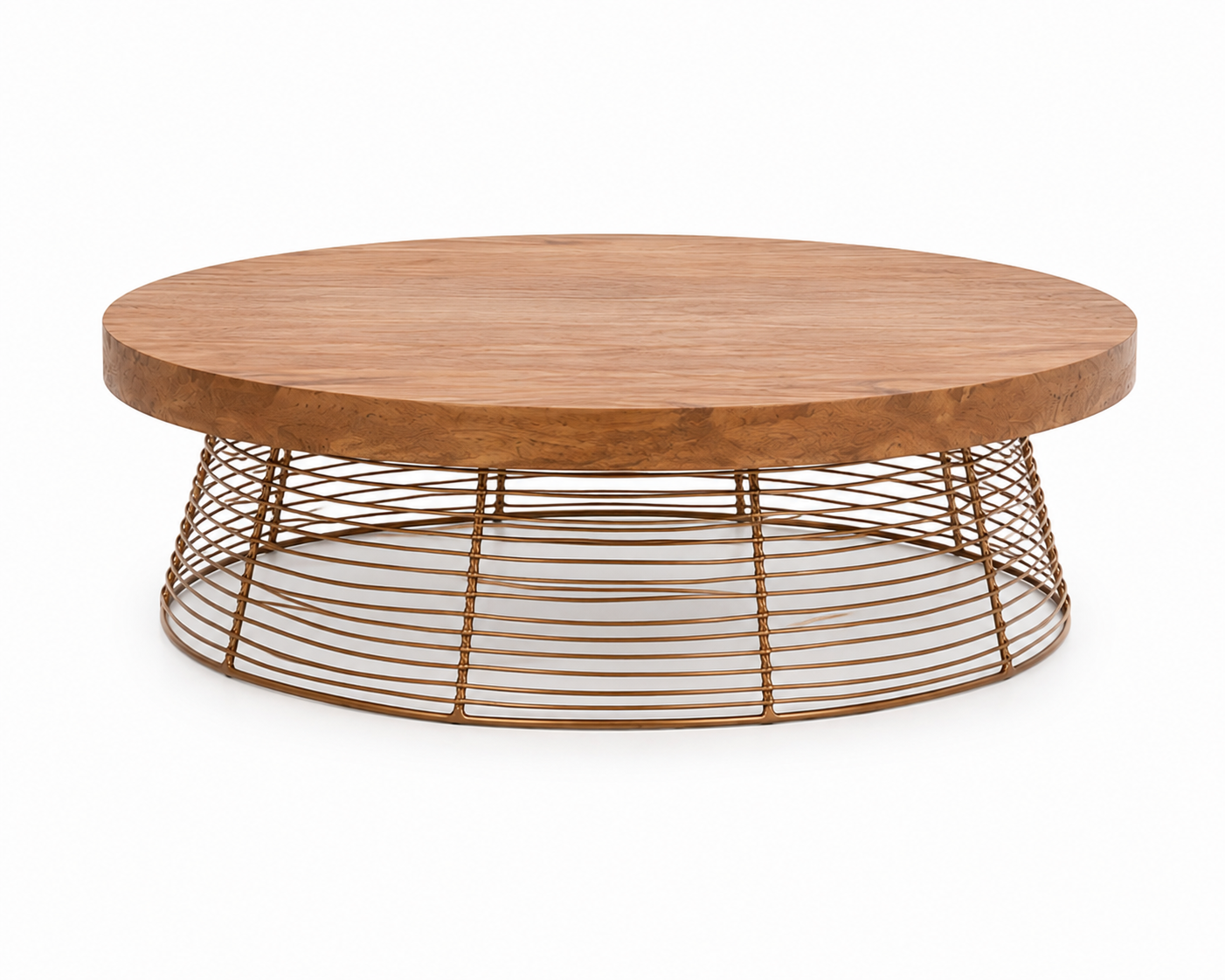 Round Mango Wood & Wire Risers