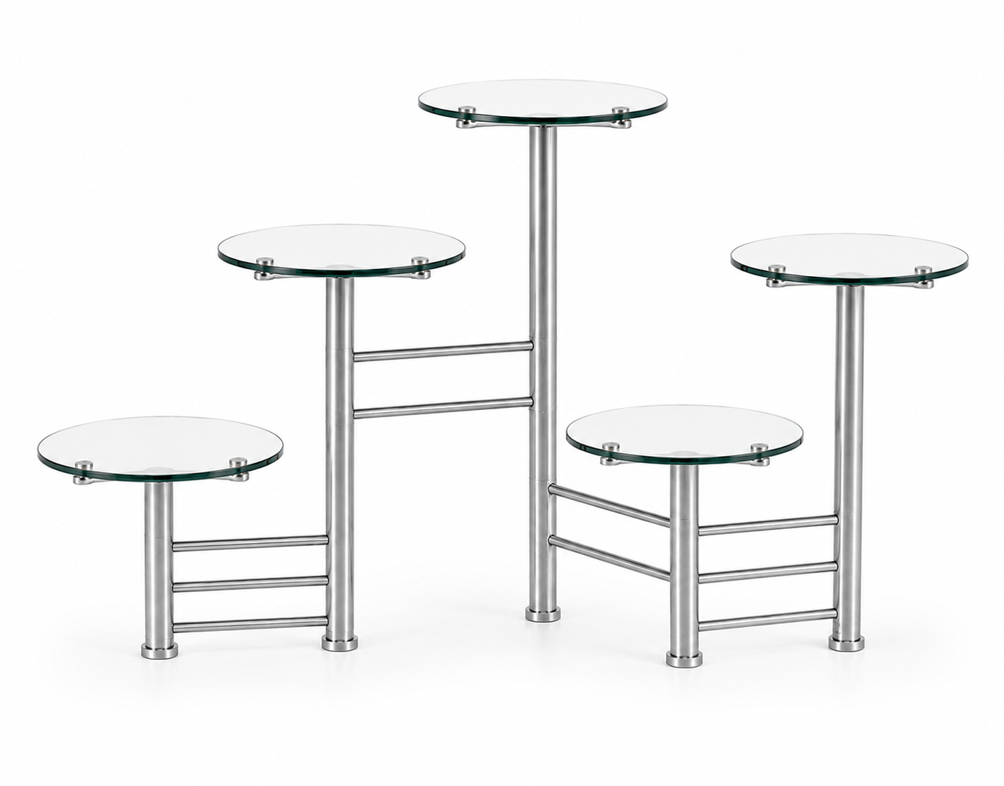 Silver Tabletop Display