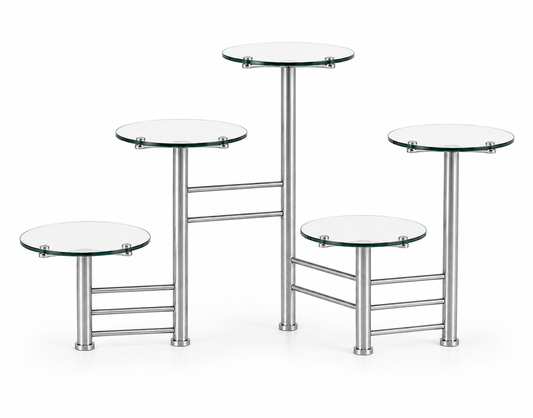 Silver Tabletop Display