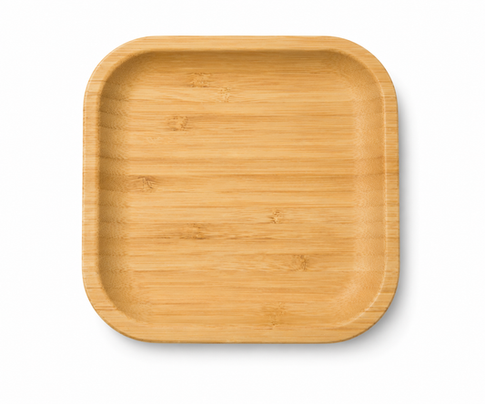 Square Wood Plate