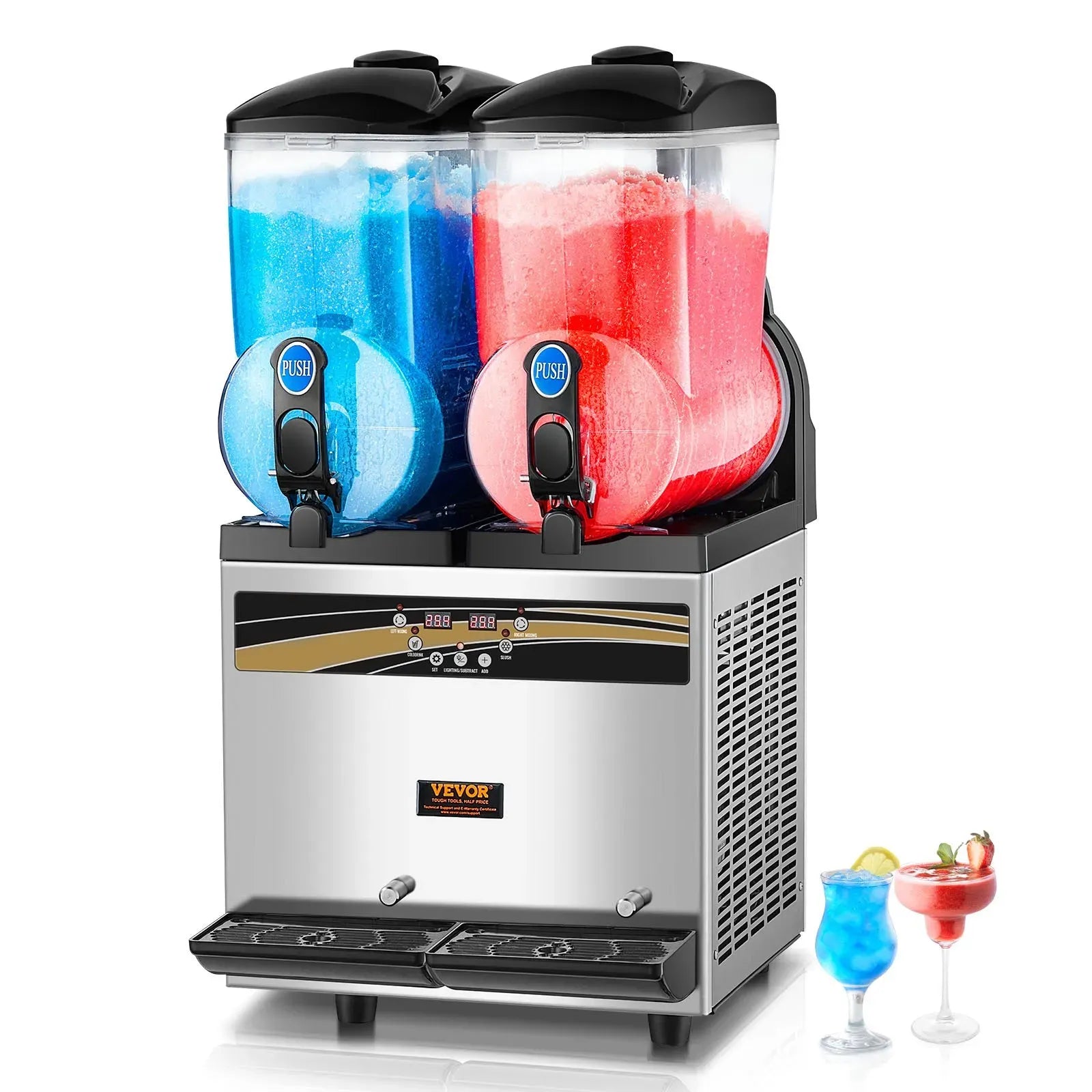 Double Slush Machine – Silver Spoon Party Rental