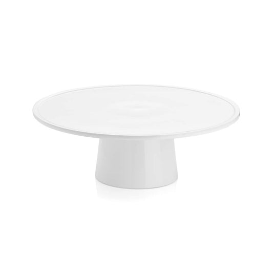 White Cake Stand 12"