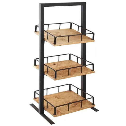 Three Tier Basket Shelf 12"x12"x 31"dairy