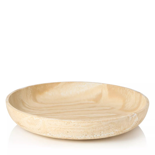 Neutral Stone Fruit Bowl - 15"