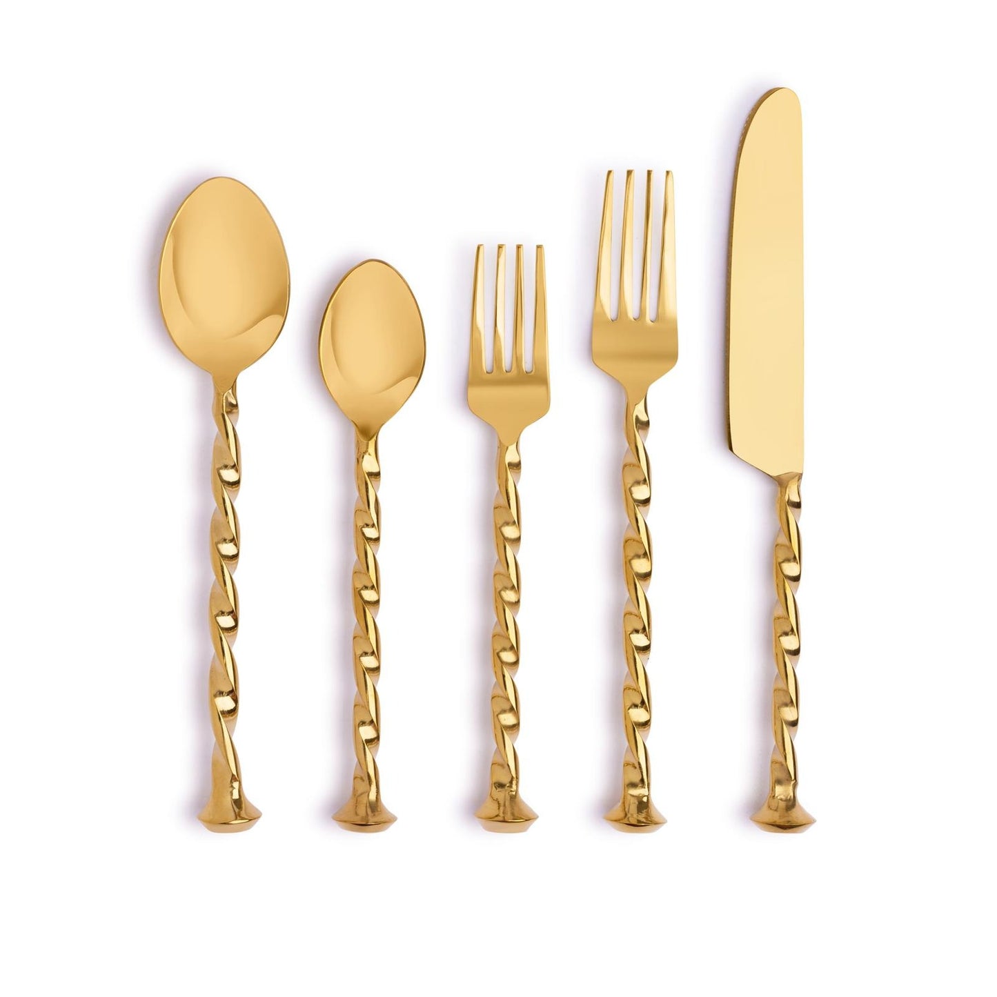 Gold Twist Cutlery