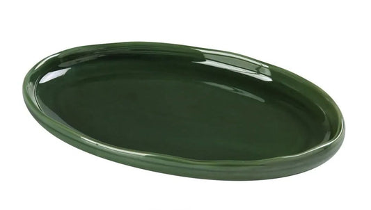 Dairy Green Gem Oval Platter