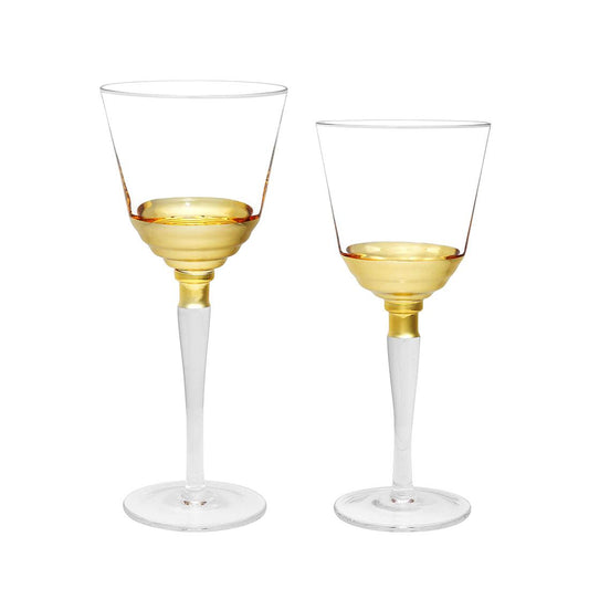 Gold Rich glassware