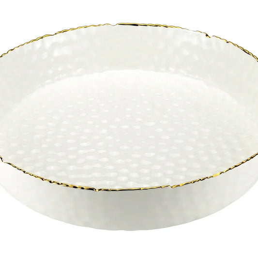Ivory Luxe Ceramic Platter
