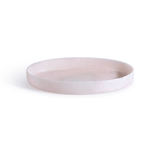 Radiant Res 16in Oval Tray-blush