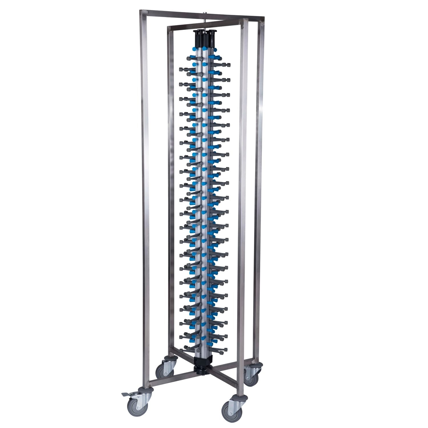 Mobile Plate Rack Holds 84 Plates – Silver Spoon Party Rental
