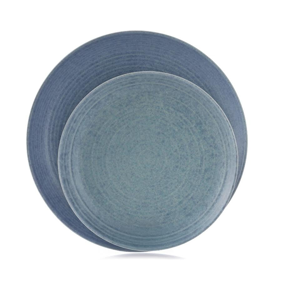 Ocean Blue Dairy Plate