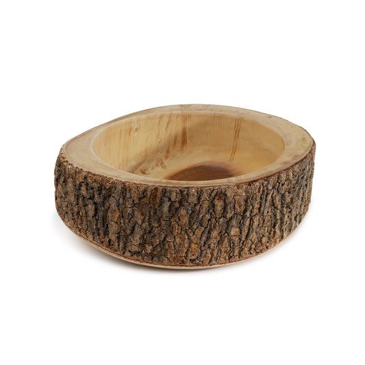 Tree Bark Serving Bowl 8"