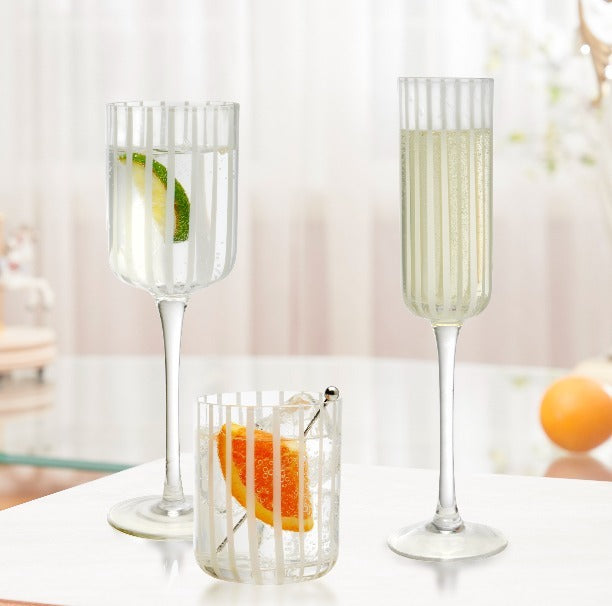 Maison Stripe Glassware