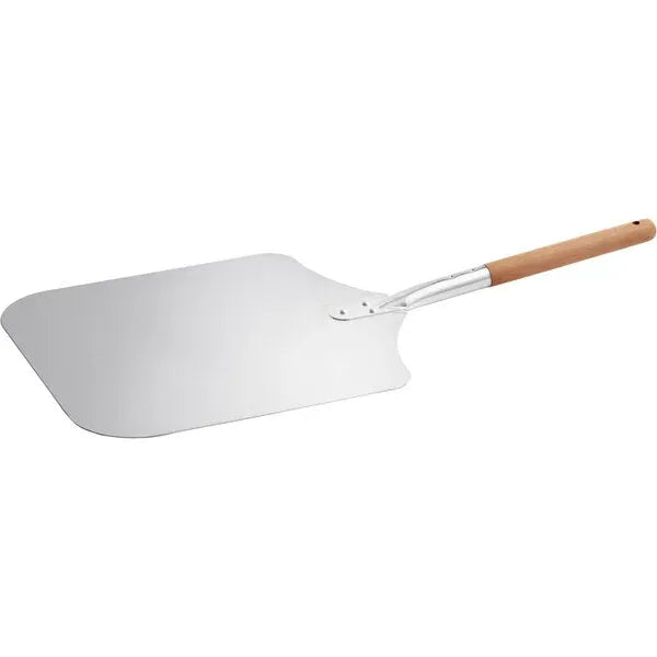 Dairy 14" x 16" Aluminum Pizza Peel with 12" Wooden Handle