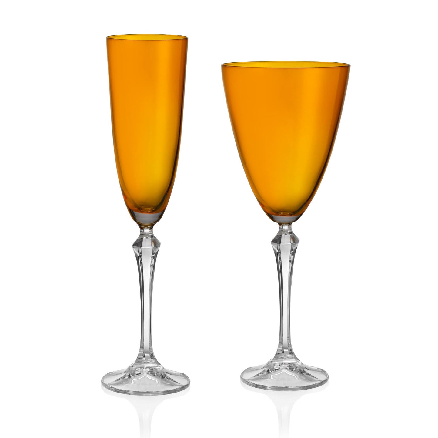 Lux Amber Glassware