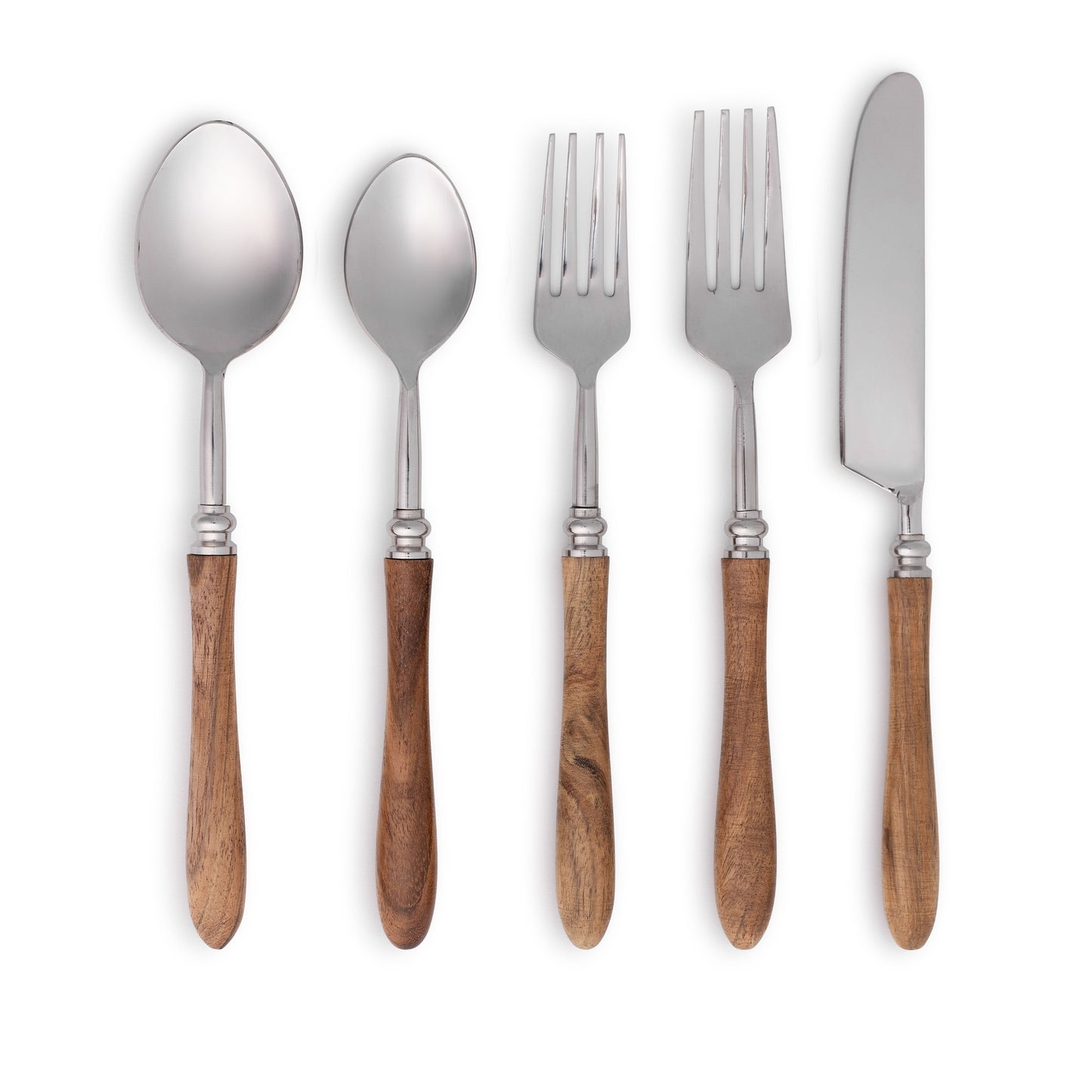 Silver-Maple Wood Flatware