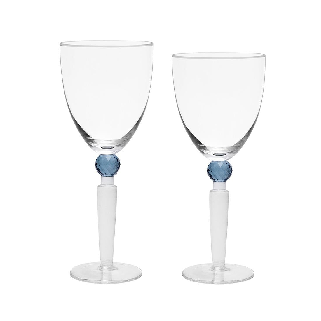 Blue Ball Glassware