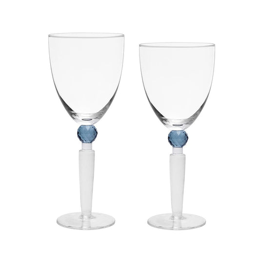 Blue Ball Glassware